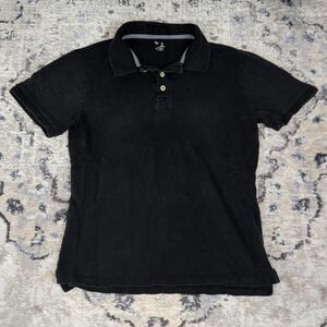 GAP Slim Fit Polo Shirt Men’s Large True Black Short Sleeve